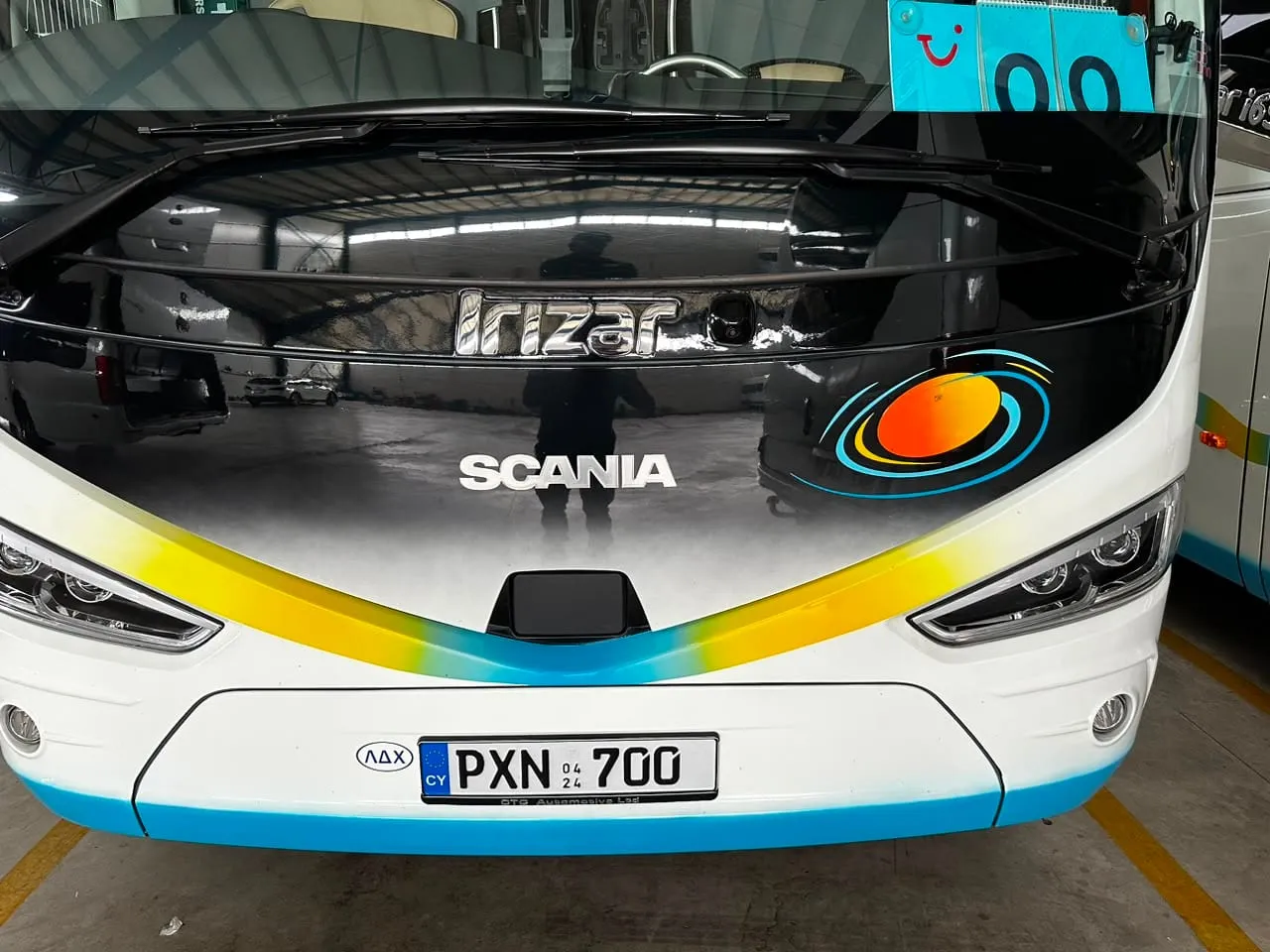 Scania coach livery by Focus Signs