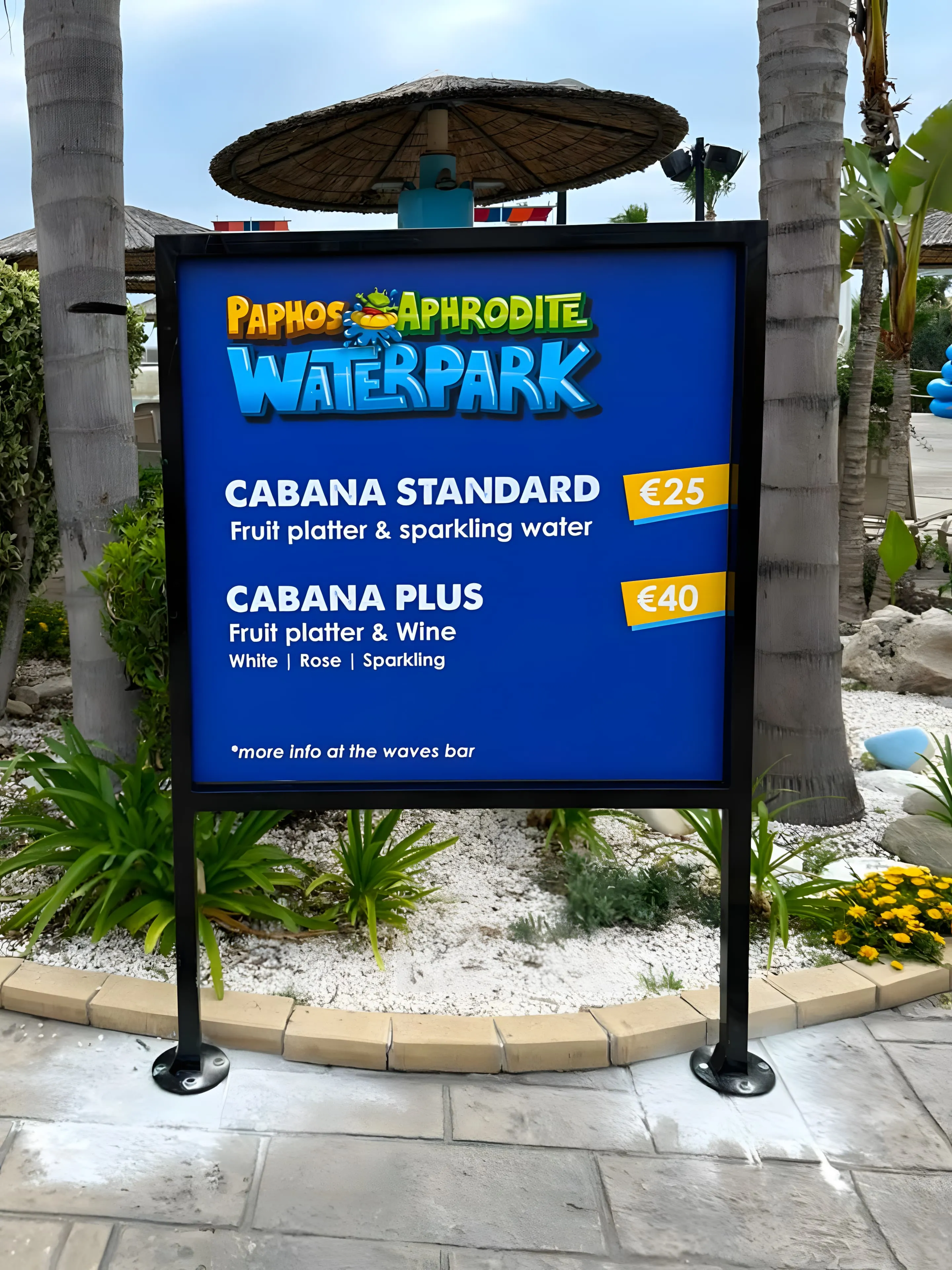 Waterpark signage by Focus Signs