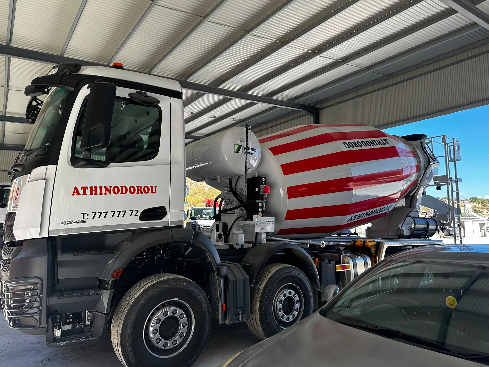 Athinodorou concrete truck by Focus Signs
