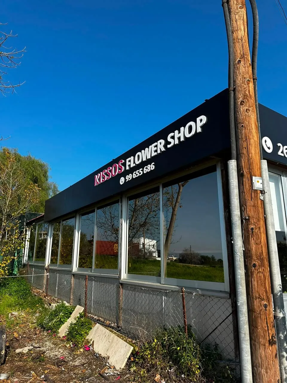 Kissos flower shop by Focus Signs